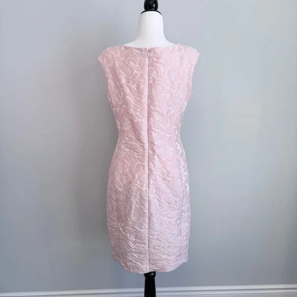 Lauren Ralph Lauren Sheath Dress Floral Formal Wedding Garden Party Women's 10 - Picture 8 of 12